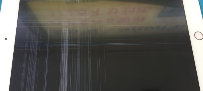 ◆高砂市よりiPad6世代 液晶不良 -2021 12/25