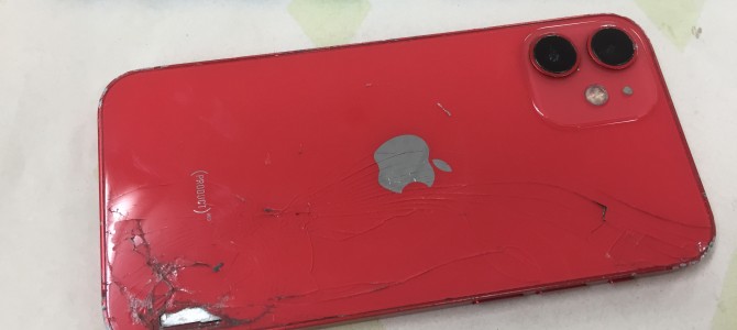 ◆神戸市よりiPhone12 mini 破損品 買取 -2022 3/29-