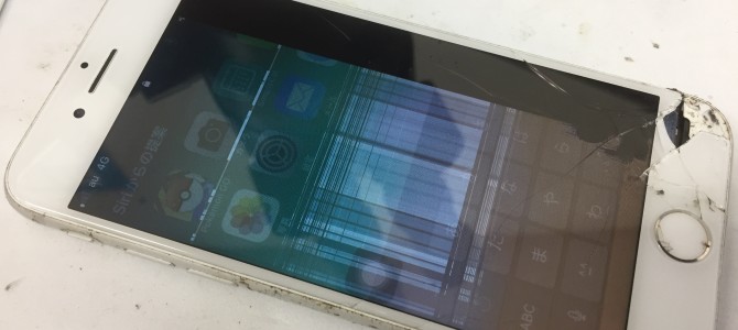 ◆明石市よりiPhone7 ガラス割れ/液晶不良 -2022 5/17