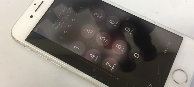 ◆加古川市よりiPhone8 画面割れ/液晶不良 -2022 7/30-