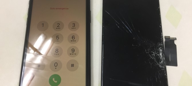 ◆加古川市よりiPhone XR ガラス割れ/タッチ不良 -2022 7/24