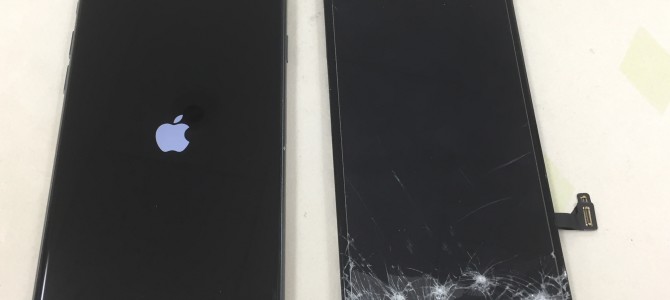 ◆加古川市よりiPhone8 ガラス割れ/液晶破損 -2022 10/15-