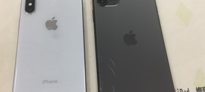 ◆加古郡稲美町よりiPhone X/11Pro Max 故障品買取 -2022 10/16-