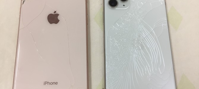 ◆明石市よりiPhone8Plus/11Pro Max 破損品買取 -2023 4/27-