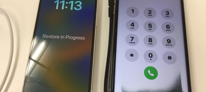 ◆加古川市よりiPhone X 表示不良 -2023 8/6