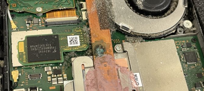 ◆加古川市より任天堂Switch 高温になりスリープになる症状 -2023 11/11-