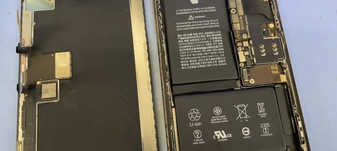 ◆加古川市よりiPhone XS MAX タッチパネル反応しない→基板修理によるデータ復旧 -2024 7/13-