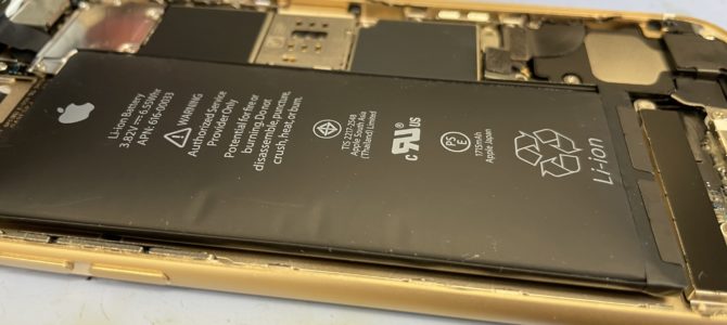 ◆高砂市よりiPhone6s バッテリー交換 -2024 7/21
