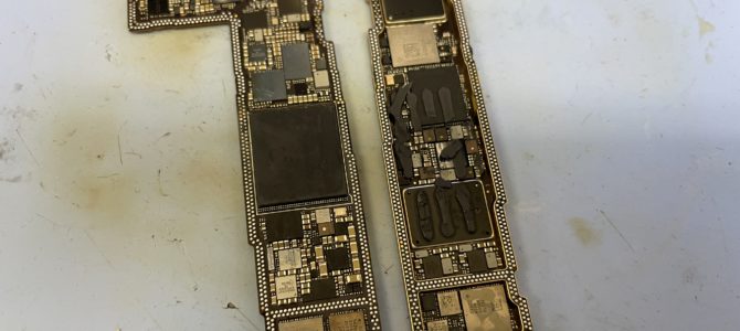 ◆明石市よりiPhone12Pro 海水での水没→基板修理によるデータ復旧 -2024 8/20-