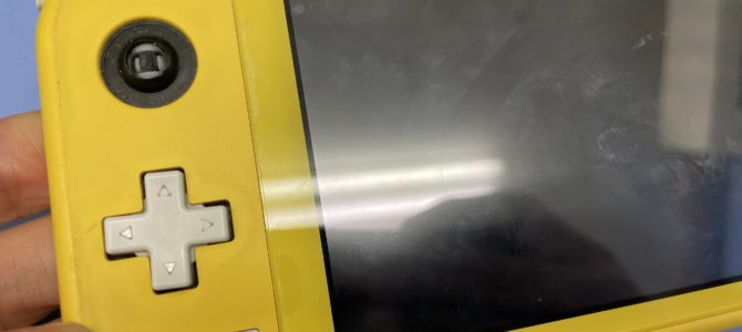◆高砂市より任天堂Switch Lite 操作スティック故障 -2024 8/27-