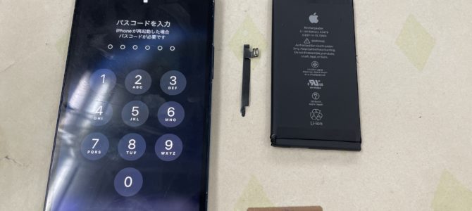 ◆髙砂市よりiPhone12 起動不可→バッテリー交換 -2024 9/14