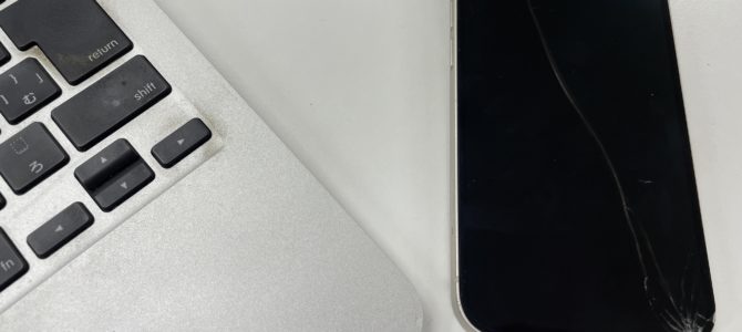 ◆加古川市よりiPhone13 画面破損→データ取り出し -2024 10/4-