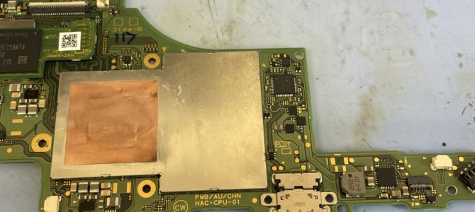 ◆加古川市より任天堂Switch 起動不可→基板修理 -2024 10/8-