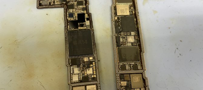 ◆加古川市よりiPhone12 SIMカード読み込まない＆Wi-Fi不良→基板修理 -2024 10/24-