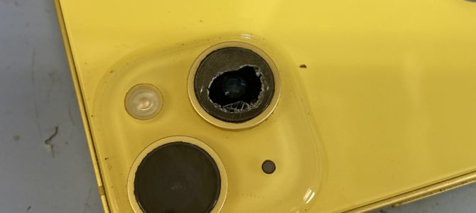 ◆姫路市よりiPhone14 カメラレンズ割れ -2024 10/25-