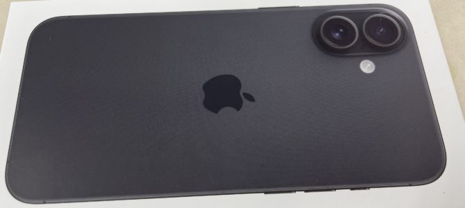 ◆明石市よりiPhone16Plus 新品未開封品買取 -2024 10/27-