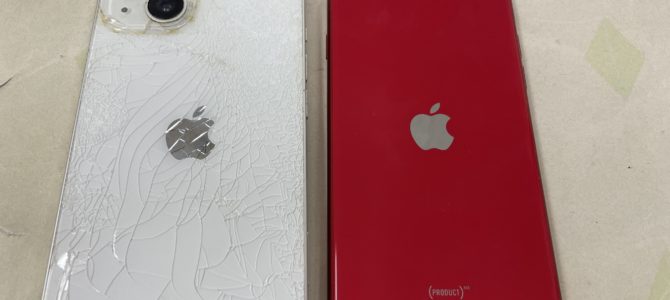 ◆加古川市よりiPhone13、iPhone SE2 破損品買取 -2024 11/4-