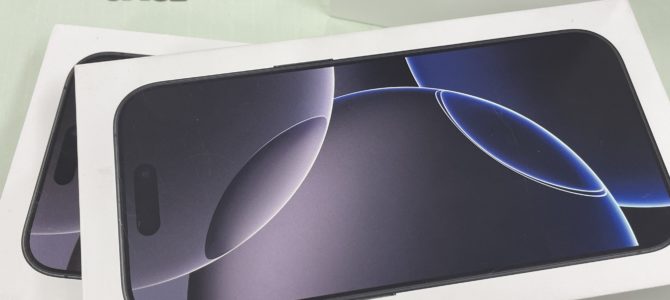 ◆姫路市よりiPhone16Proなど3台 新品未使用品 買取 -2025 4/5-