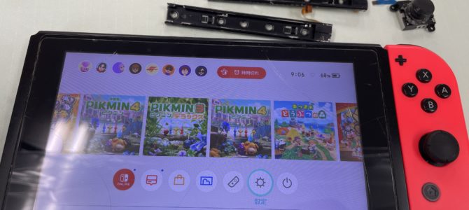 ◆高砂市より任天堂Switch 本体ジョイコン認識不良、スティック交換 -2025 4/6-