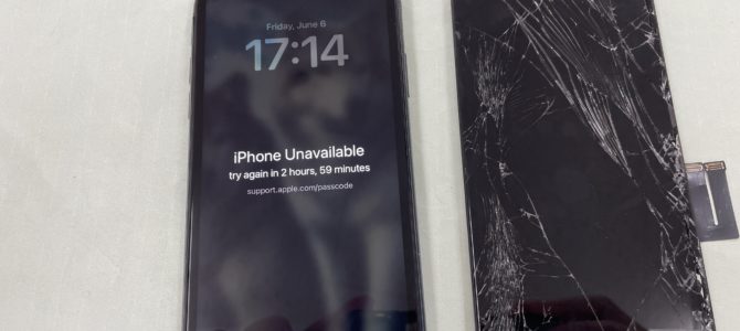 ◆加古川市よりiPhone11 ガラス割れ、液晶タッチ不良 -2025 6/6