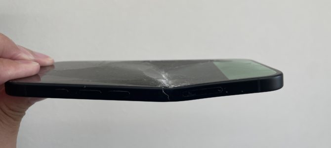 ◆加古川市よりiPhone16 大破した端末からのデータ取り出し -2025 8/30-