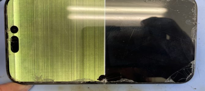 ◆加古川市よりiPhone15Pro 破損した端末からのデータ取り出し -2025 9/27-