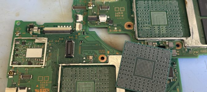 ◆三木市より任天堂Switch 基板修理 IC移植作業 -2025 10/8-
