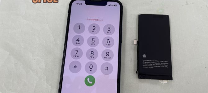 ◆高砂市よりiPhone13mini バッテリー交換 -2025 12/16