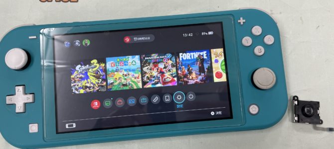 ◆三木市より任天堂Switch Lite 操作スティック破損 -2026 1/4-